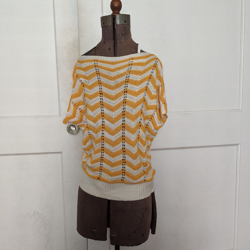 Vintage knit boatneck top